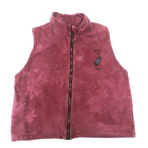 Dagoli Canada Vintage Tie-Dyed Acid Wash Vest